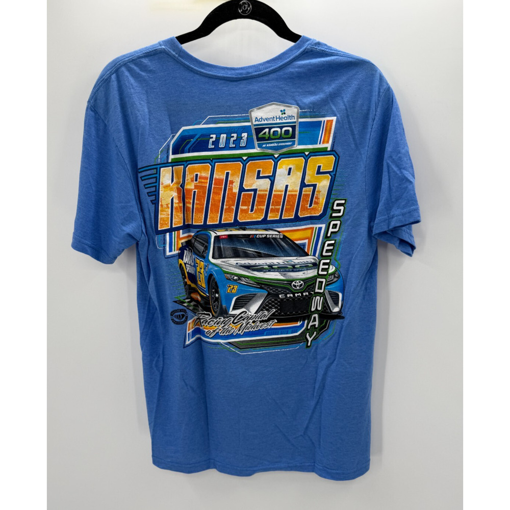 IndyCar Mens T Shirt 2023 Kansas Speedway Advent Health 400 Size Medium Graphic - Picture 5 of 8
